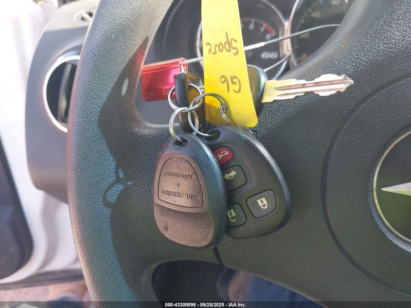 2008 Pontiac G6 VIN: 1G2ZG57B184122253 Lot: 43300096