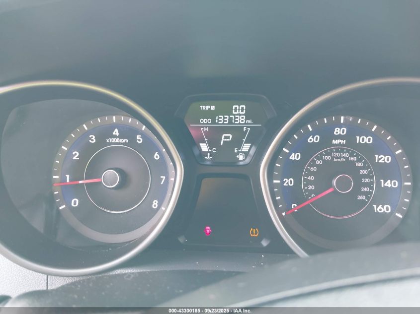 2013 Hyundai Elantra Gls VIN: 5NPDH4AE8DH446000 Lot: 43300185