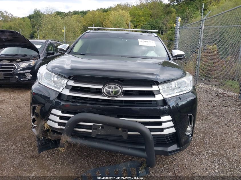2017 Toyota Highlander Xle VIN: 5TDJZRFH7HS511404 Lot: 43300207
