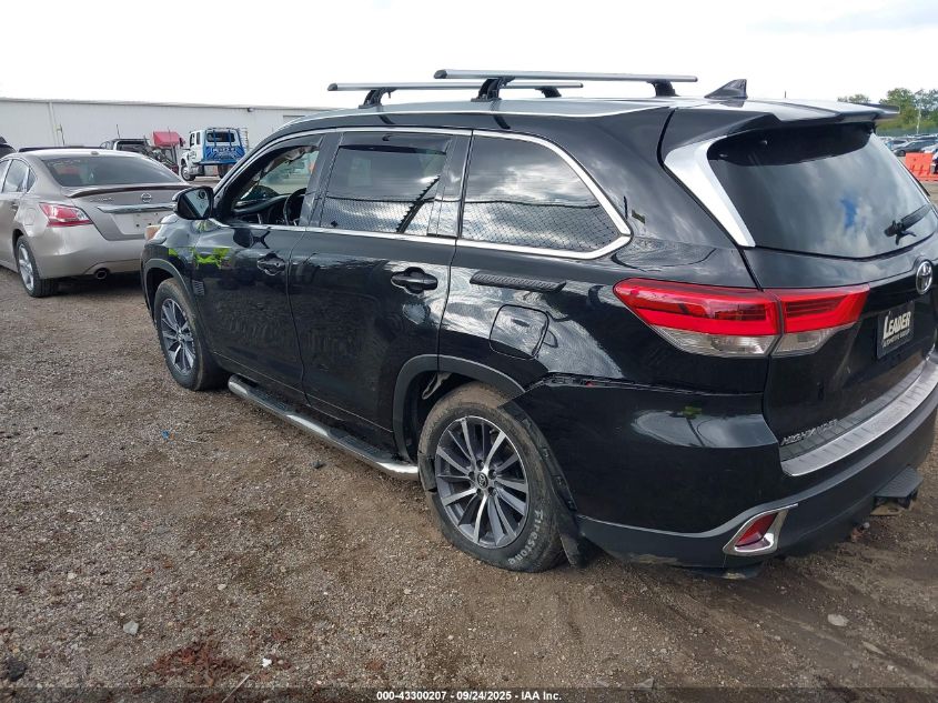 2017 Toyota Highlander Xle VIN: 5TDJZRFH7HS511404 Lot: 43300207