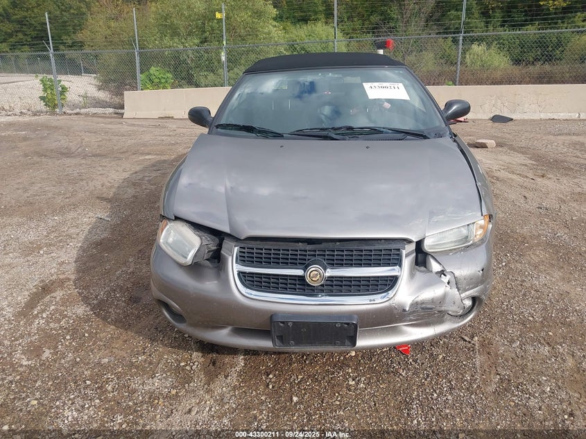 1998 Chrysler Sebring Jxi VIN: 3C3EL55H7WT303950 Lot: 43300211