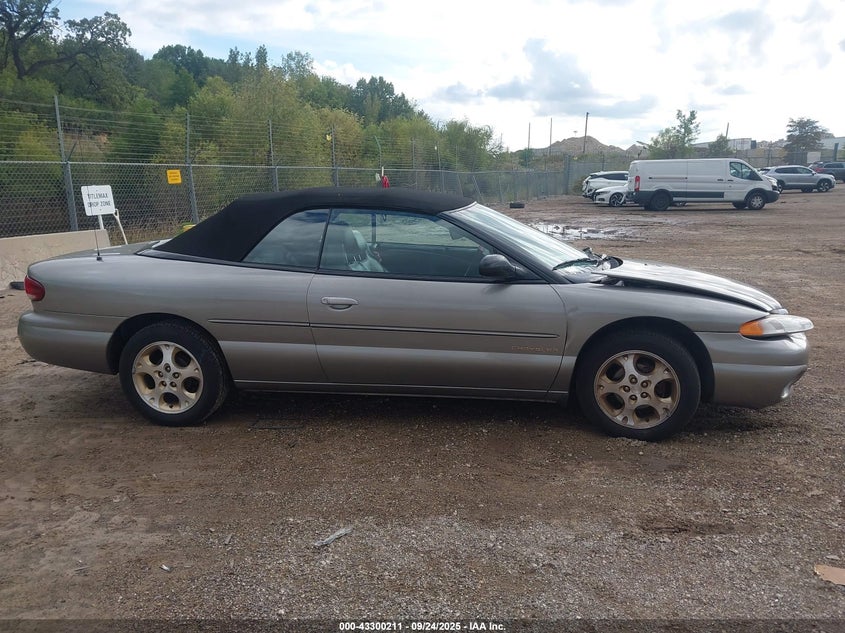 1998 Chrysler Sebring Jxi VIN: 3C3EL55H7WT303950 Lot: 43300211