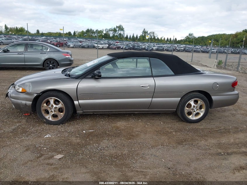 1998 Chrysler Sebring Jxi VIN: 3C3EL55H7WT303950 Lot: 43300211