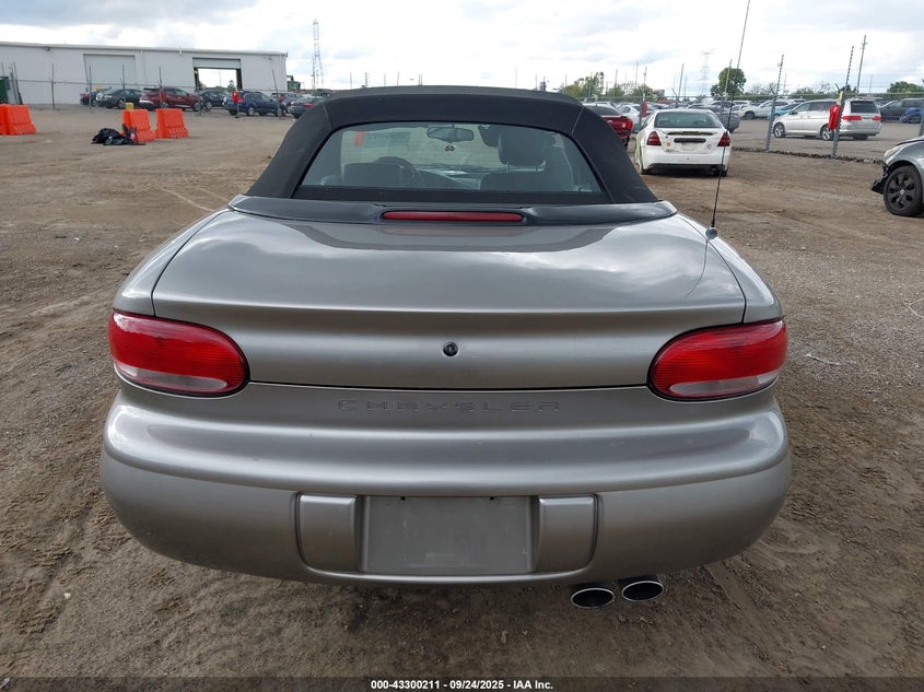 1998 Chrysler Sebring Jxi VIN: 3C3EL55H7WT303950 Lot: 43300211
