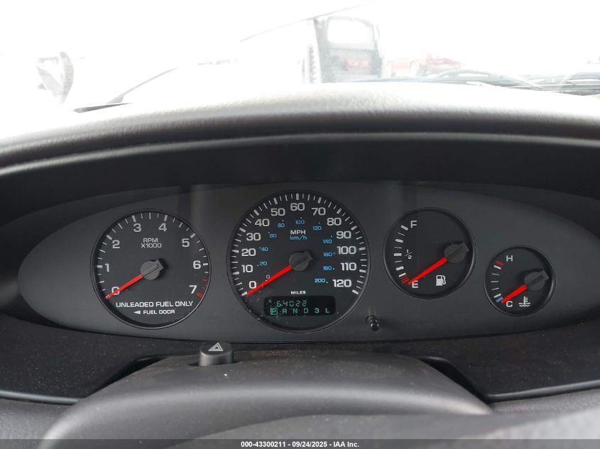 1998 Chrysler Sebring Jxi VIN: 3C3EL55H7WT303950 Lot: 43300211