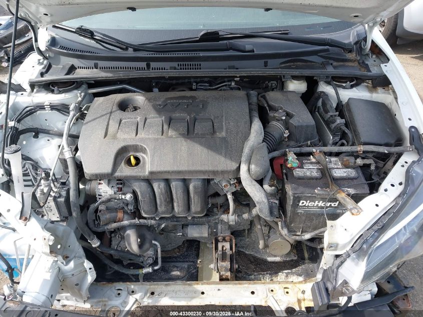 2018 Toyota Corolla Le VIN: 2T1BURHE2JC115000 Lot: 43300230