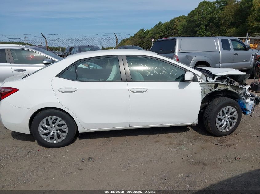 2018 Toyota Corolla Le VIN: 2T1BURHE2JC115000 Lot: 43300230