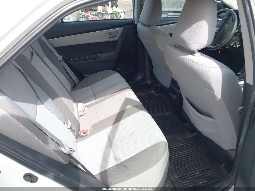 2018 Toyota Corolla Le VIN: 2T1BURHE2JC115000 Lot: 43300230