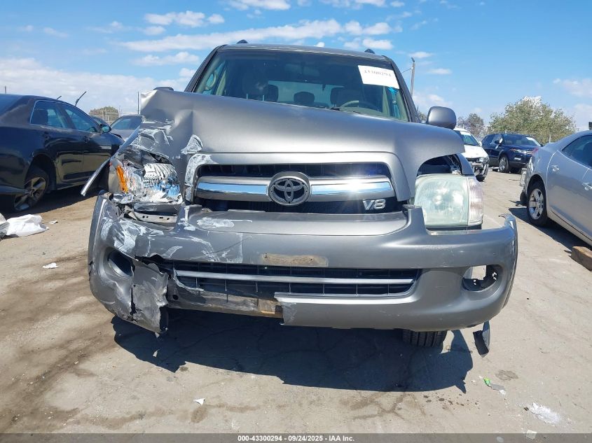 2005 Toyota Sequoia Sr5 V8 VIN: 5TDZT34A55S238658 Lot: 43300294