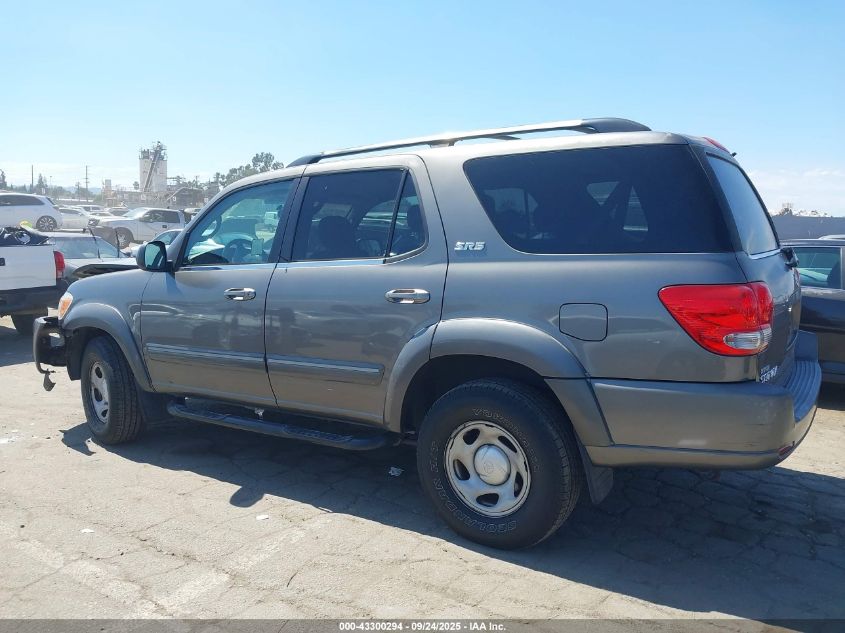 2005 Toyota Sequoia Sr5 V8 VIN: 5TDZT34A55S238658 Lot: 43300294
