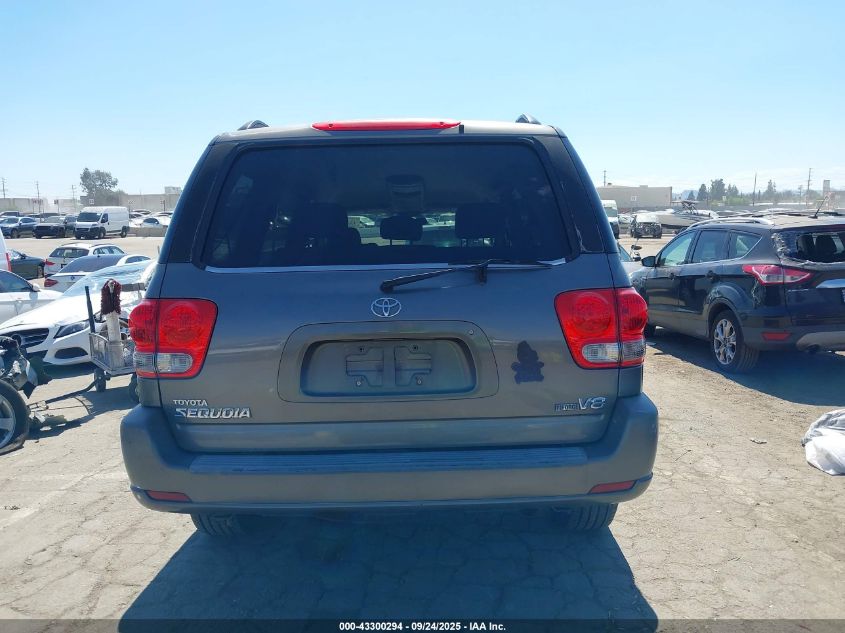 2005 Toyota Sequoia Sr5 V8 VIN: 5TDZT34A55S238658 Lot: 43300294