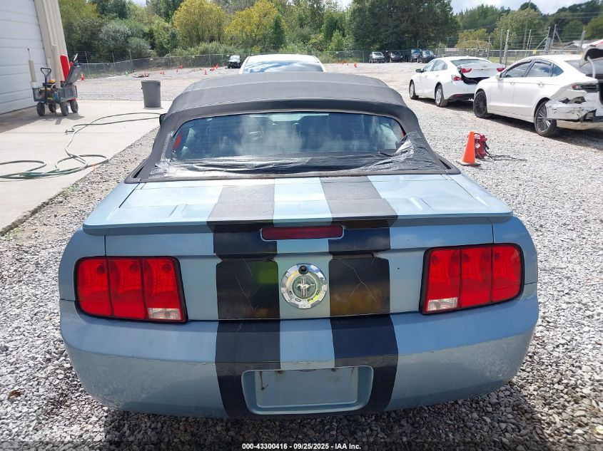 2007 Ford Mustang V6 Deluxe/V6 Premium VIN: 1ZVFT84N375252177 Lot: 43300416