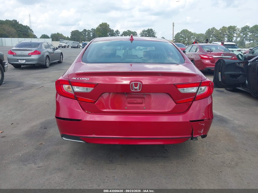 2018 Honda Accord Lx VIN: 1HGCV1F18JA092749 Lot: 43300430