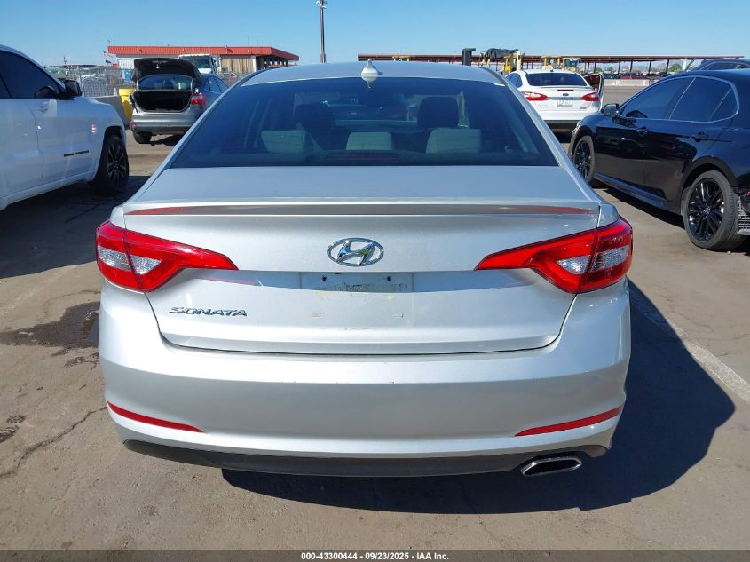 2015 Hyundai Sonata Se VIN: 5NPE24AF6FH206820 Lot: 43300444