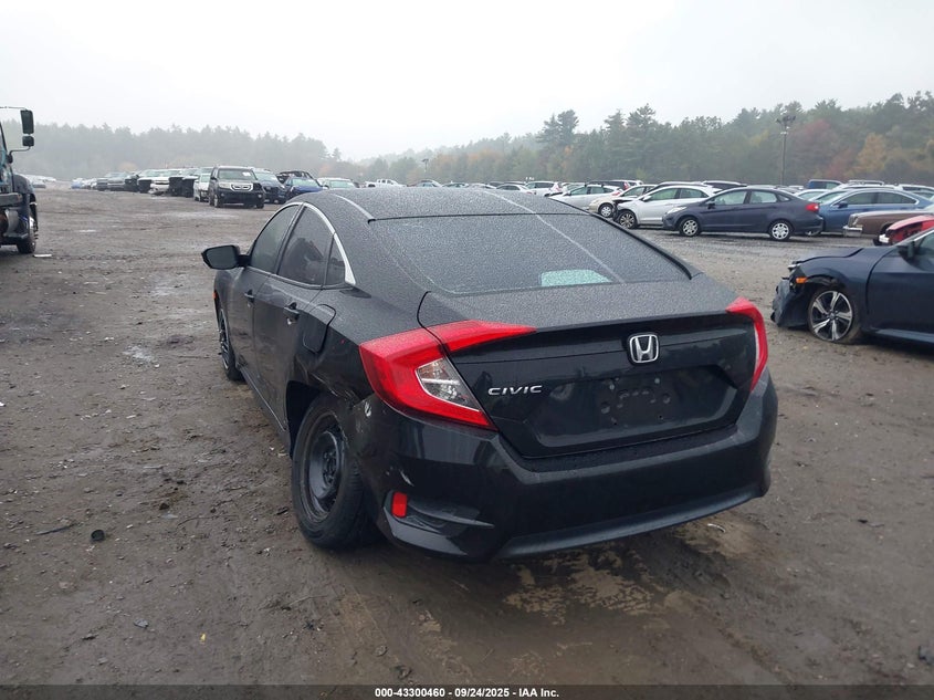 2018 Honda Civic Lx black sedan gasoline 2HGFC2F59JH560873 photo #4