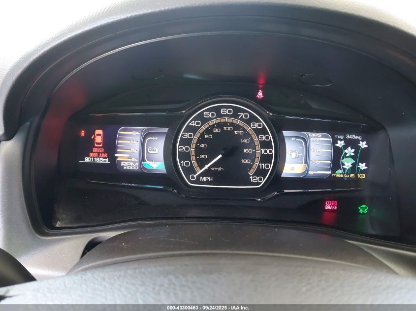 2012 Lincoln Mkz Hybrid VIN: 3LNDL2L30CR822680 Lot: 43300463