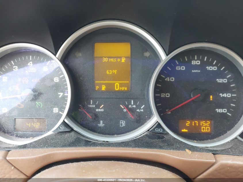 2005 Porsche Cayenne S VIN: WP1AB29P85LA66102 Lot: 43300501