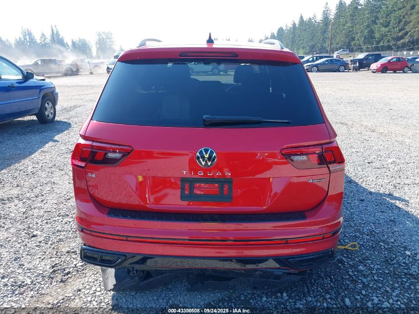 2024 Volkswagen Tiguan 2.0T Se R-Line Black VIN: 3VV8B7AX3RM228765 Lot: 43300508
