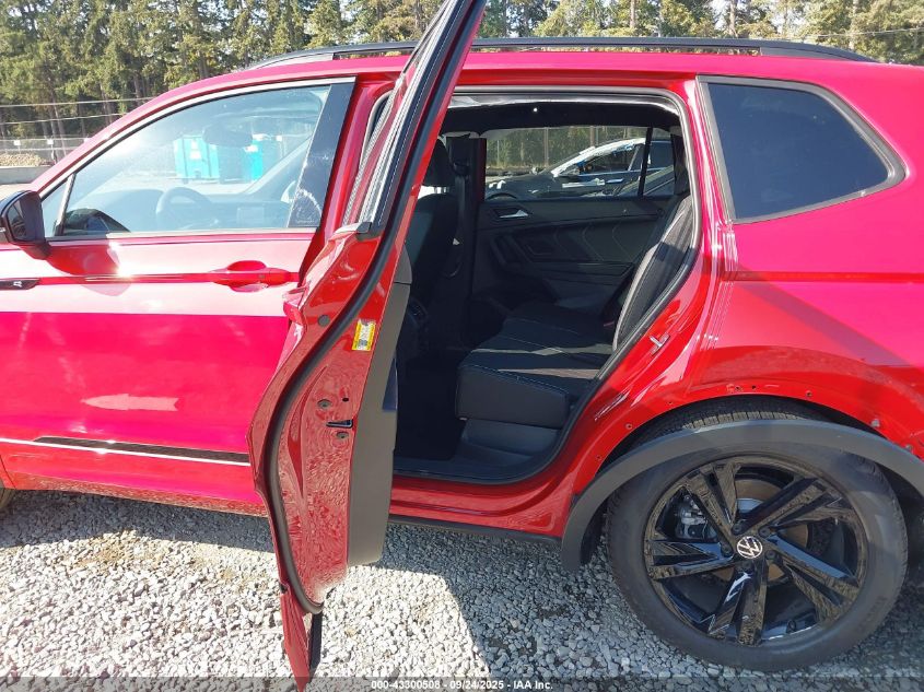 2024 Volkswagen Tiguan 2.0T Se R-Line Black VIN: 3VV8B7AX3RM228765 Lot: 43300508