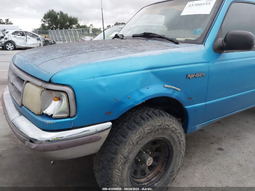 1996 Ford Ranger Super Cab VIN: 1FTCR15XXTPB60090 Lot: 43300555