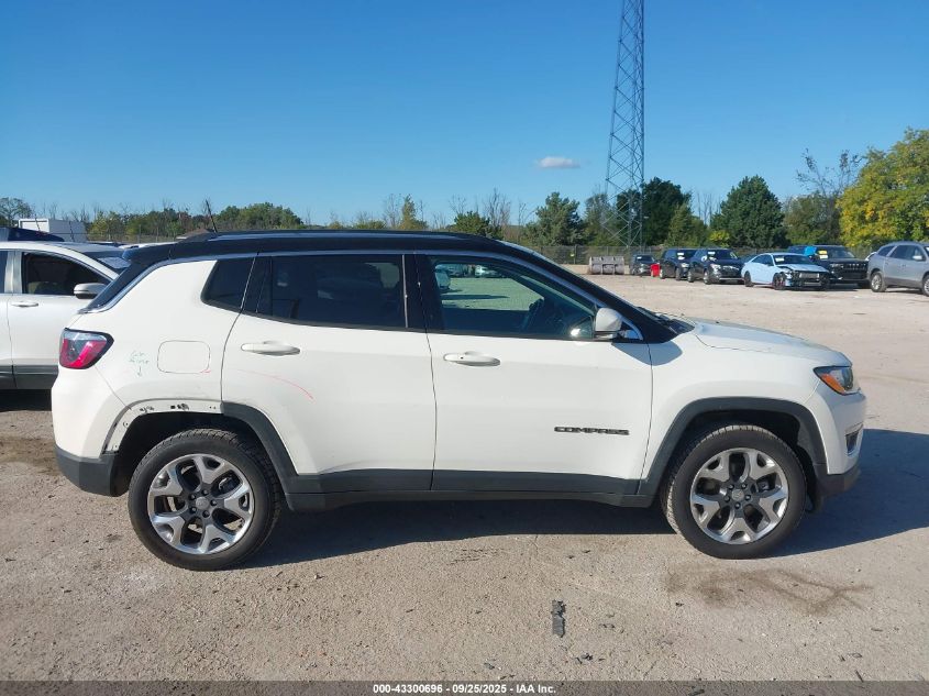 2018 Jeep Compass Limited 4X4 VIN: 3C4NJDCB0JT258921 Lot: 43300696