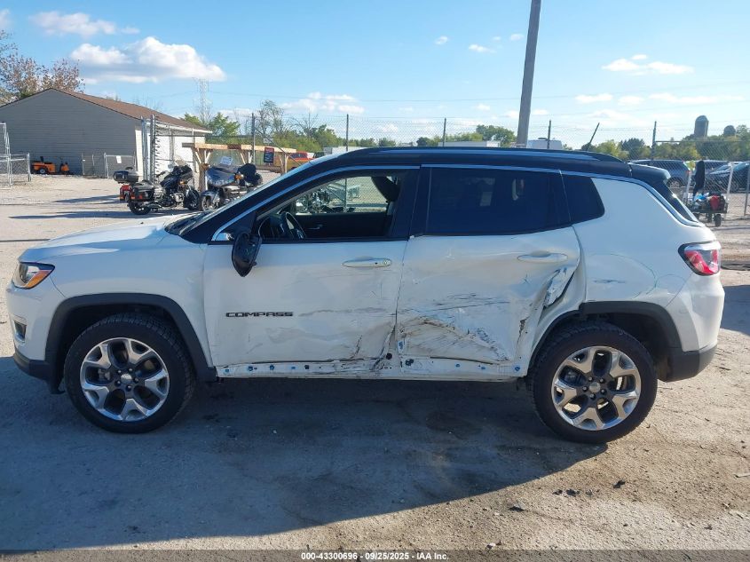 2018 Jeep Compass Limited 4X4 VIN: 3C4NJDCB0JT258921 Lot: 43300696