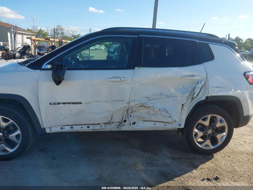 2018 Jeep Compass Limited 4X4 VIN: 3C4NJDCB0JT258921 Lot: 43300696