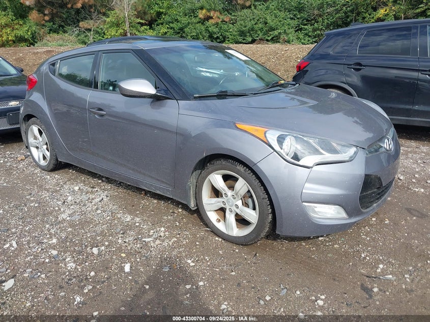 2014 HYUNDAI VELOSTER BASE W/BLACK - KMHTC6AD2EU185608