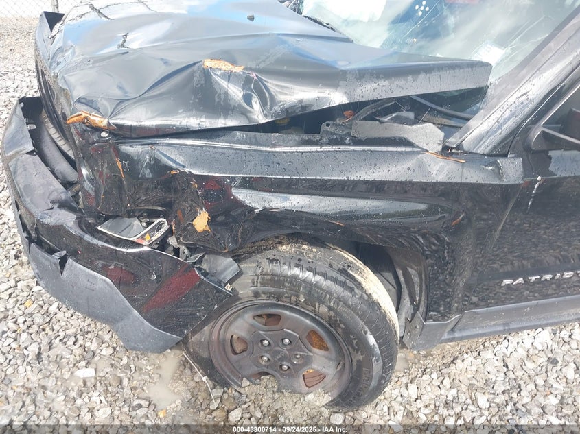 2017 JEEP PATRIOT SPORT FWD - 1C4NJPBB6HD103535