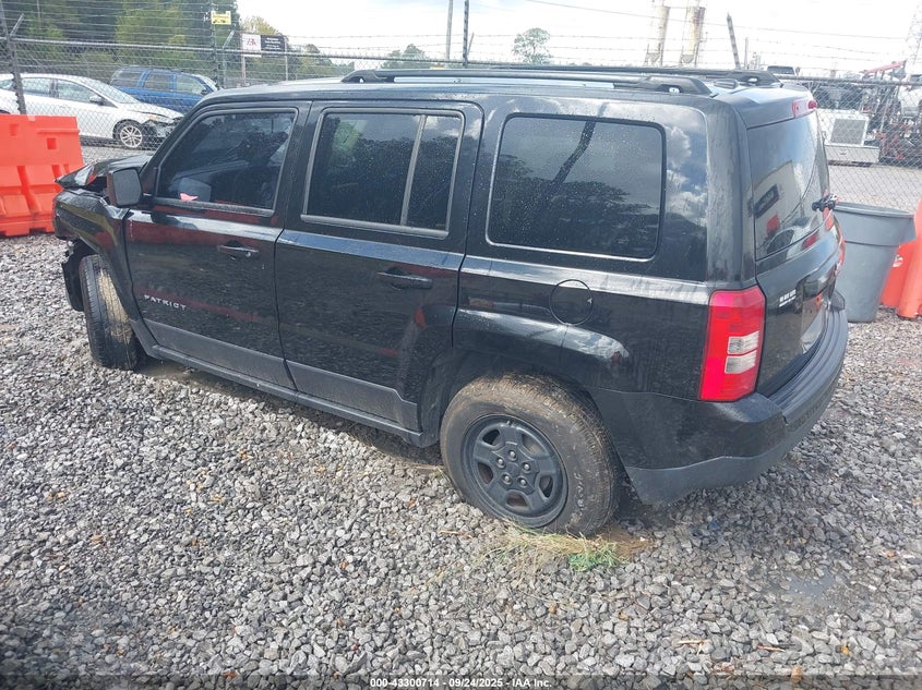2017 JEEP PATRIOT SPORT FWD - 1C4NJPBB6HD103535