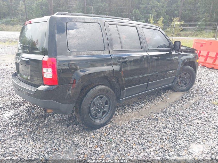 2017 JEEP PATRIOT SPORT FWD - 1C4NJPBB6HD103535