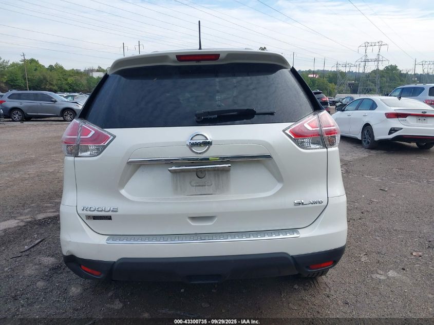 2016 Nissan Rogue Sl VIN: 5N1AT2MV8GC910626 Lot: 43300735