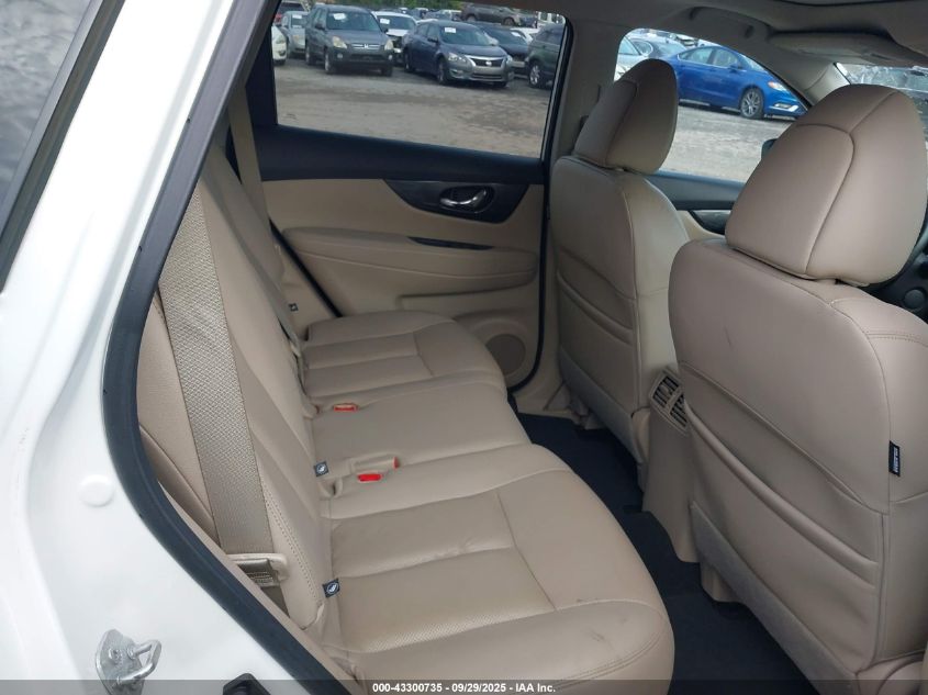 2016 Nissan Rogue Sl VIN: 5N1AT2MV8GC910626 Lot: 43300735