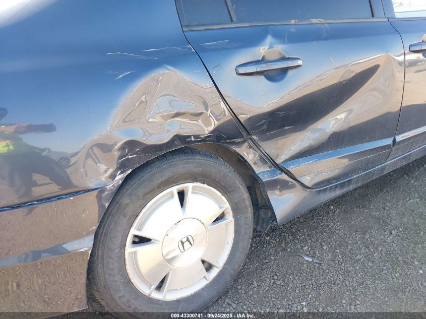 2008 Honda Civic Hybrid VIN: JHMFA36238S004740 Lot: 43300741