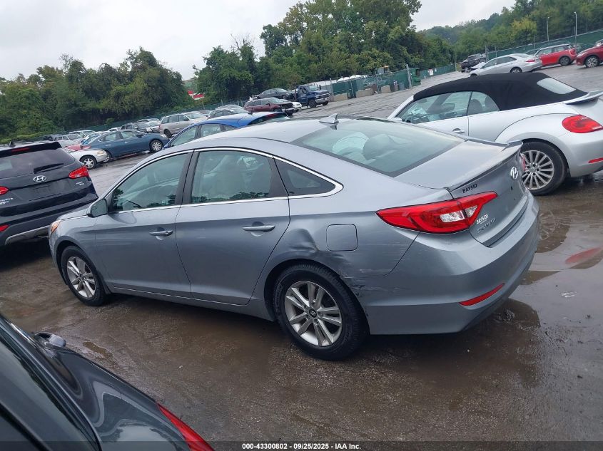 2017 Hyundai Sonata Se VIN: 5NPE24AF2HH504462 Lot: 43300802