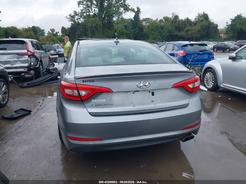 2017 Hyundai Sonata Se VIN: 5NPE24AF2HH504462 Lot: 43300802