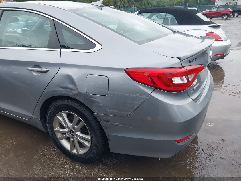 2017 Hyundai Sonata Se VIN: 5NPE24AF2HH504462 Lot: 43300802