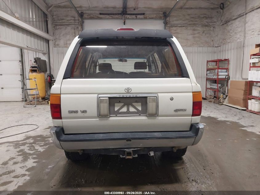 1995 Toyota 4Runner Vn39 Sr5 VIN: JT3VN39WXS0196164 Lot: 43300993