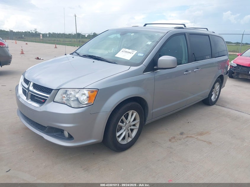 2019 Dodge Grand Caravan Sxt silver van flexible 2C4RDGCG4KR557760 photo #3