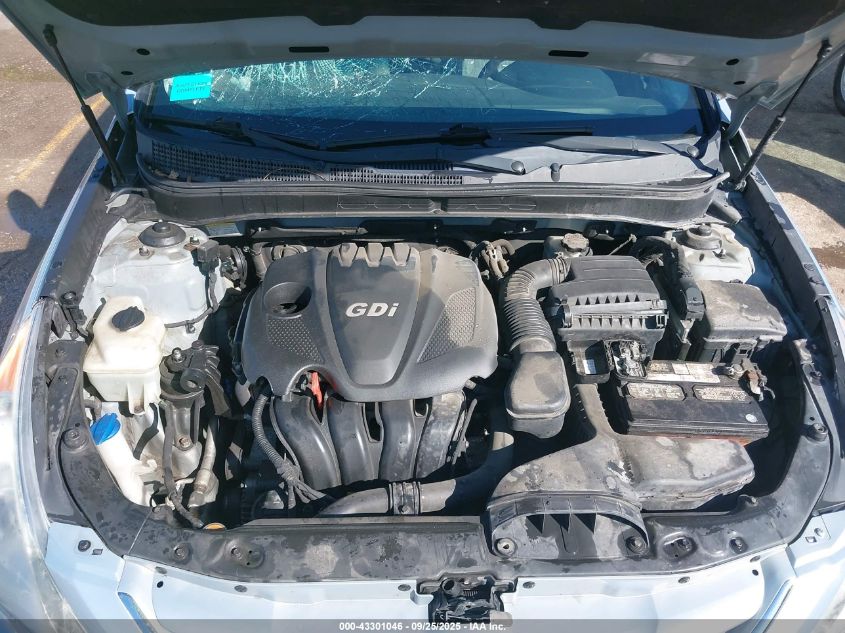 2012 Hyundai Sonata Gls VIN: 5NPEB4AC7CH494316 Lot: 43301046