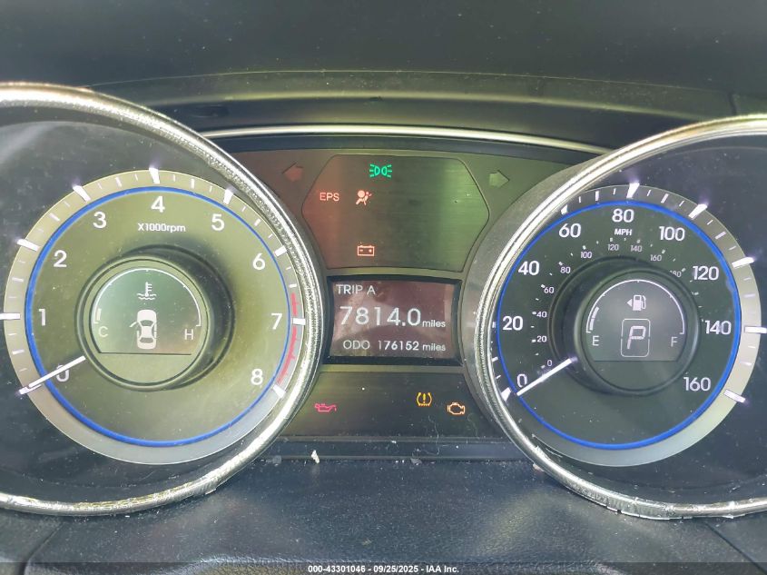 2012 Hyundai Sonata Gls VIN: 5NPEB4AC7CH494316 Lot: 43301046