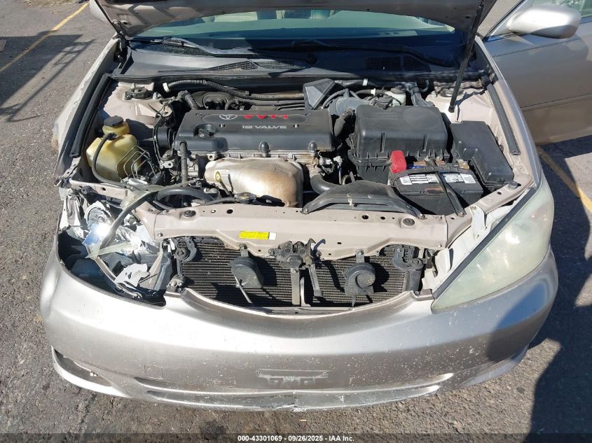 2003 Toyota Camry Le VIN: JTDBE32KX30152382 Lot: 43301069