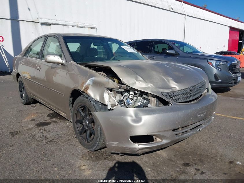 2003 Toyota Camry Le VIN: JTDBE32KX30152382 Lot: 43301069