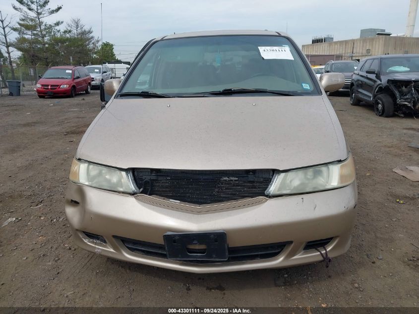 2002 Honda Odyssey Ex VIN: 2HKRL18622H556717 Lot: 43301111