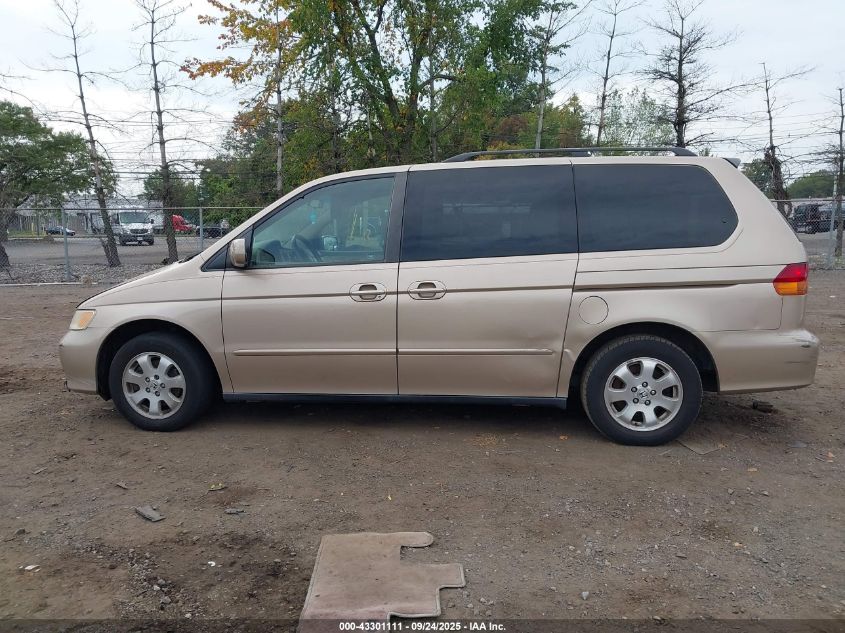 2002 Honda Odyssey Ex VIN: 2HKRL18622H556717 Lot: 43301111
