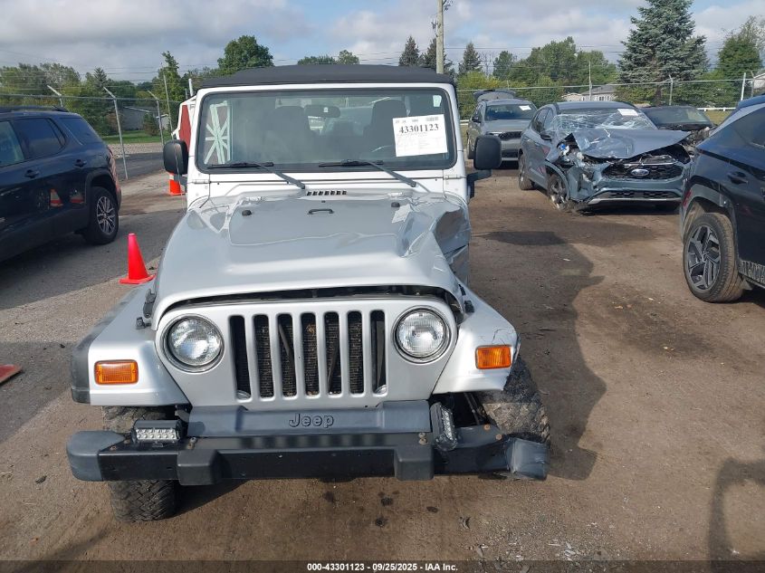 2003 Jeep Wrangler X VIN: 1J4FA39S73P313128 Lot: 43301123