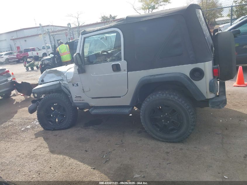 2003 Jeep Wrangler X VIN: 1J4FA39S73P313128 Lot: 43301123