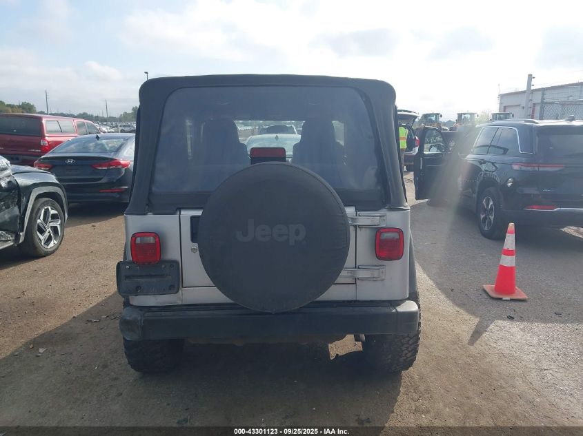 2003 Jeep Wrangler X VIN: 1J4FA39S73P313128 Lot: 43301123