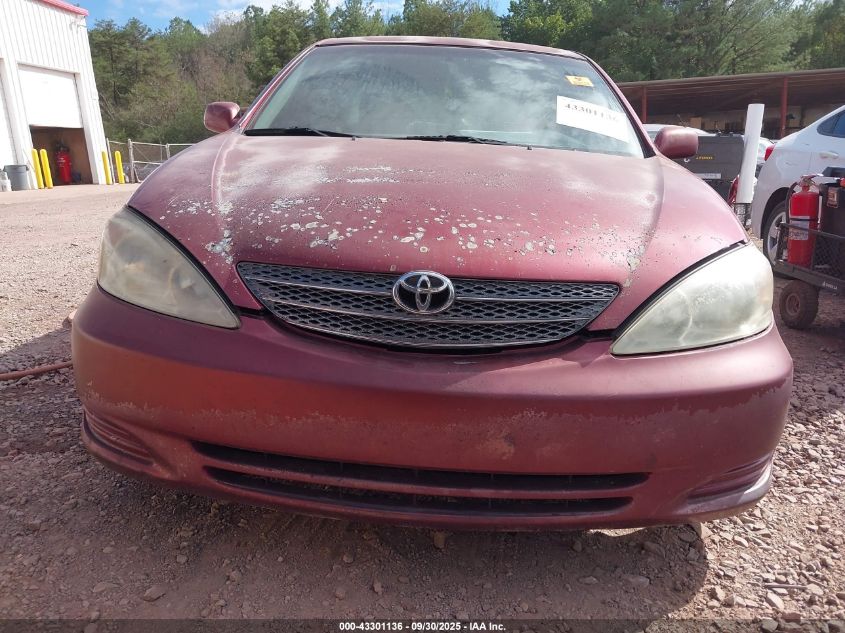 2002 Toyota Camry Le VIN: 4T1BE32K72U094346 Lot: 43301136