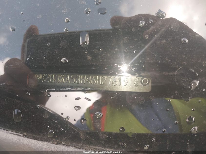 2006 Dodge Charger Rt VIN: 2B3KA53H46H276191 Lot: 43301167